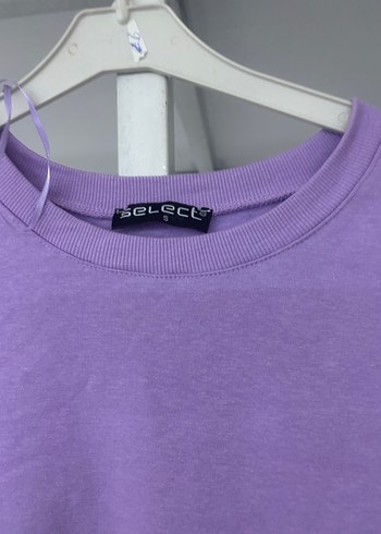 Mor Uzun Kollu Paris Baskılı Sweatshirt - Görsel 2