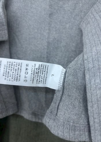 Gri Triko Kadın Uzun Kollu Kazak - Görsel 2