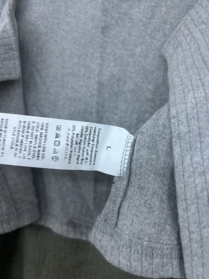 Gri Triko Kadın Uzun Kollu Kazak - Görsel 2