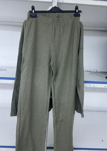 Gri Uzun Kollu Kemerli Kadın Triko - Görsel 2