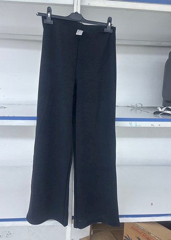 Kadın Siyah Kumaş Pantolon Regular Fit - Görsel 3