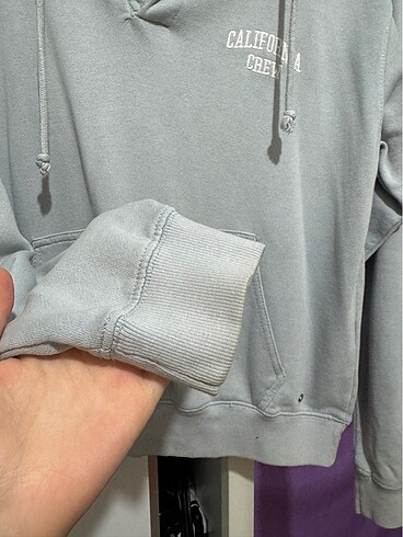 m Beden Pull&Bear Mavi Sweatshirt