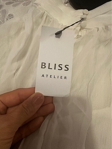 xs Beden beyaz Renk Bliss Atelier Beyaz Mini Elbise