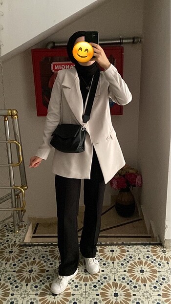 36 Beden EKRU TRENDYOLMİLLA BLAZER CEKET