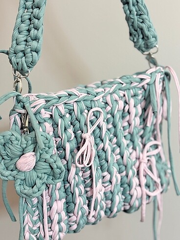 Beden çeşitli Renk Pinterest penye ip çanta