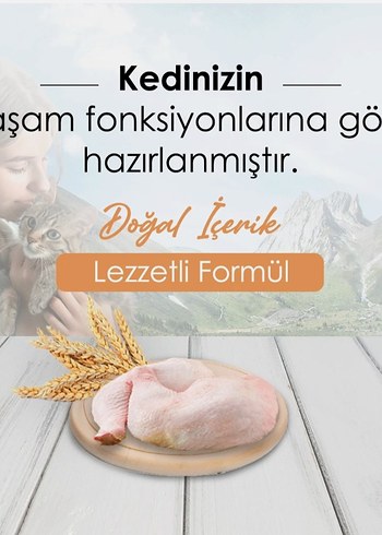 Beden Bonnie Basic Tavuklu Yetkin Kedi Maması 10 kg
