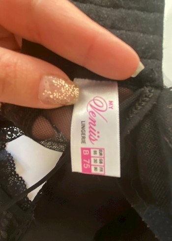 m Beden Bohem Pembe Çiçekli Mini Sütyen Takımı