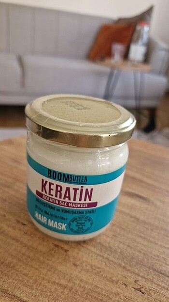 Boombutter keratin saç maskesi