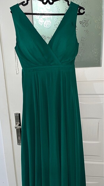 Şık abiye elbise - Görsel 7