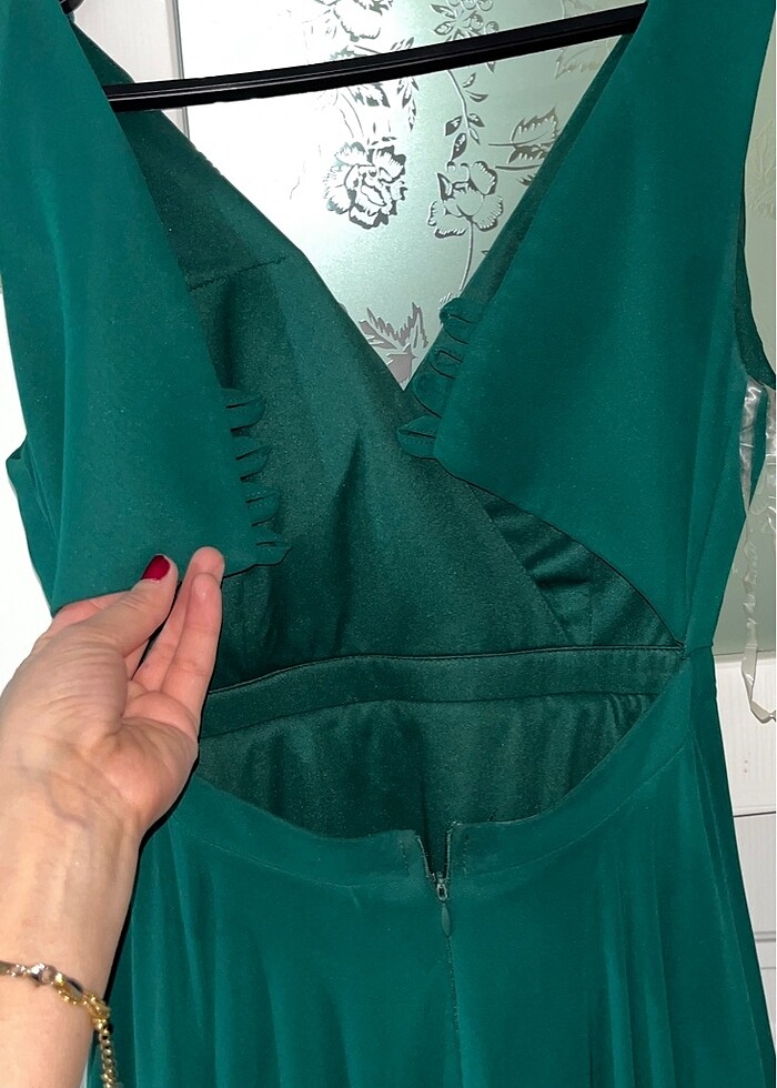 Şık abiye elbise - Görsel 4