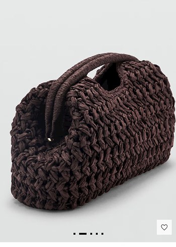 Kahverengi Örgü Kadın Çanta - Görsel 4