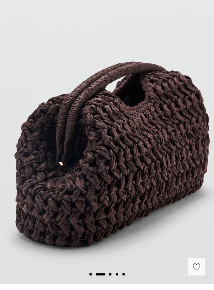Kahverengi Örgü Kadın Çanta - Görsel 4