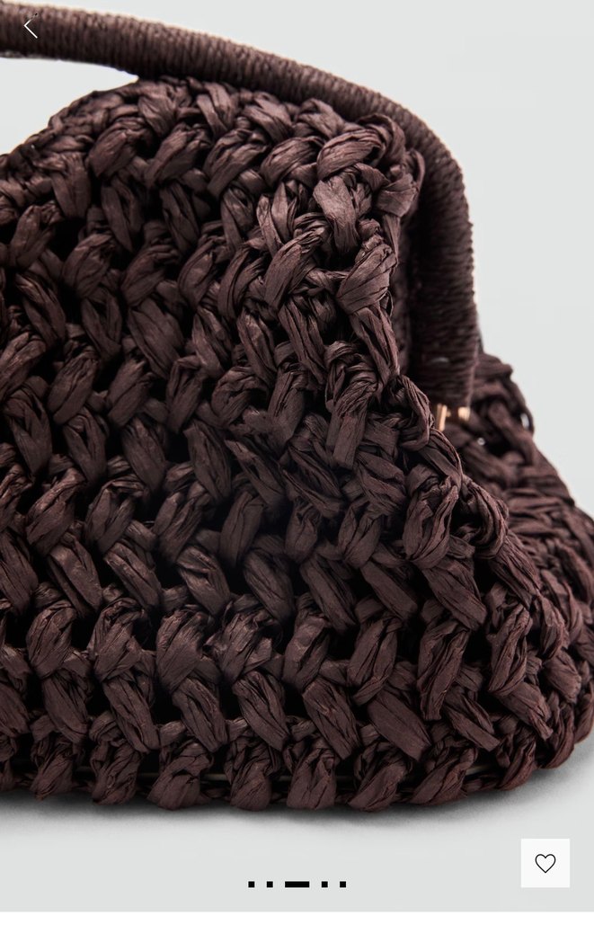 Kahverengi Örgü Kadın Çanta - Görsel 3