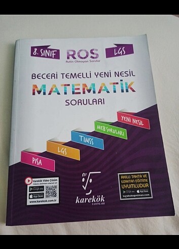 LGS Matematik Karekök yayınları 