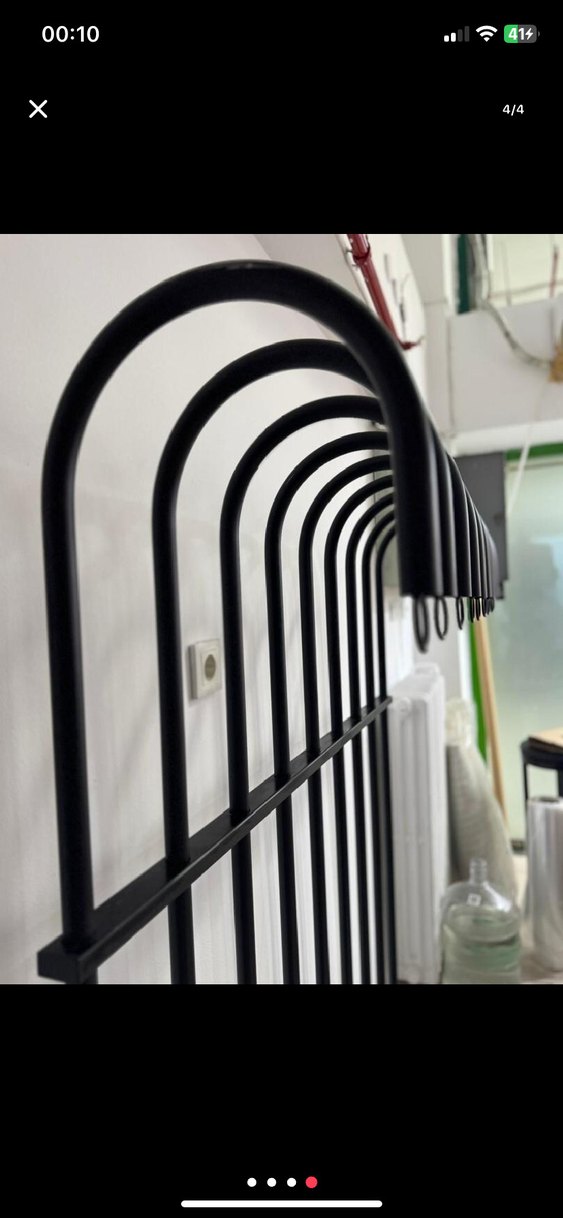 Siyah Metal Askılık Standı - Görsel 4