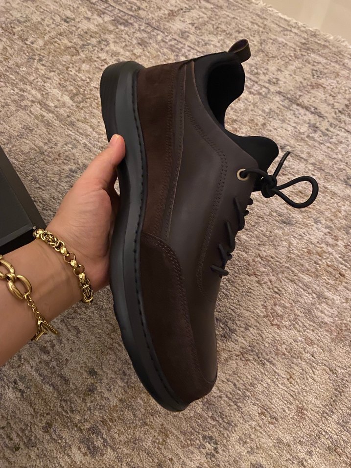 Kahverengi Süet Erkek Günlük Ayakkabı - Görsel 3