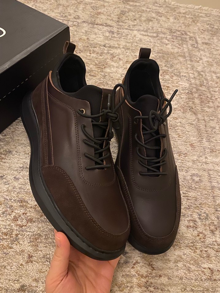 Kahverengi Süet Erkek Günlük Ayakkabı - Görsel 2