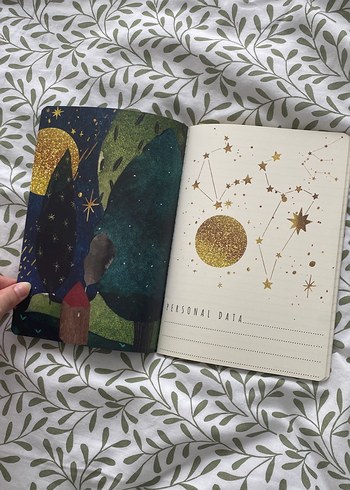 Köpek ve Ay Temalı Hikaye Defteri - Görsel 2