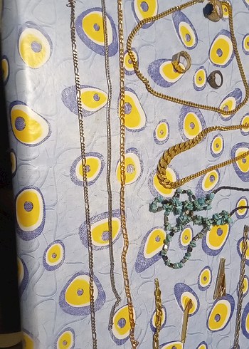 Yılan Desenli Altın Renk Çocuk Takı Seti - Görsel 9