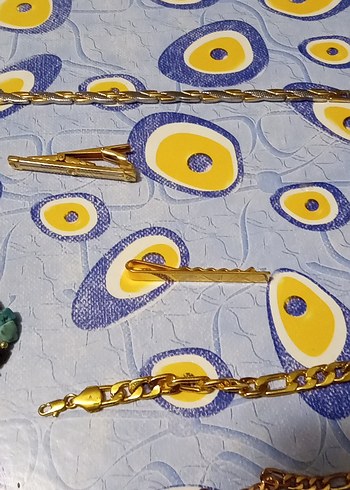 Yılan Desenli Altın Renk Çocuk Takı Seti - Görsel 8