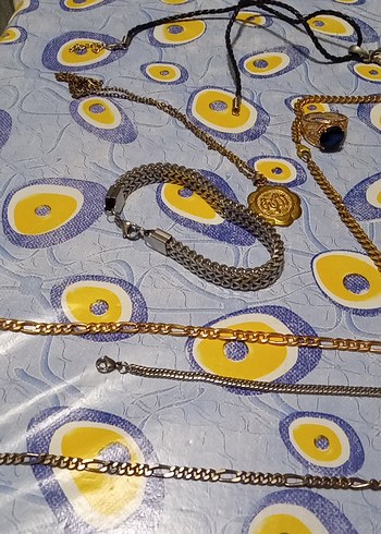 Yılan Desenli Altın Renk Çocuk Takı Seti - Görsel 5