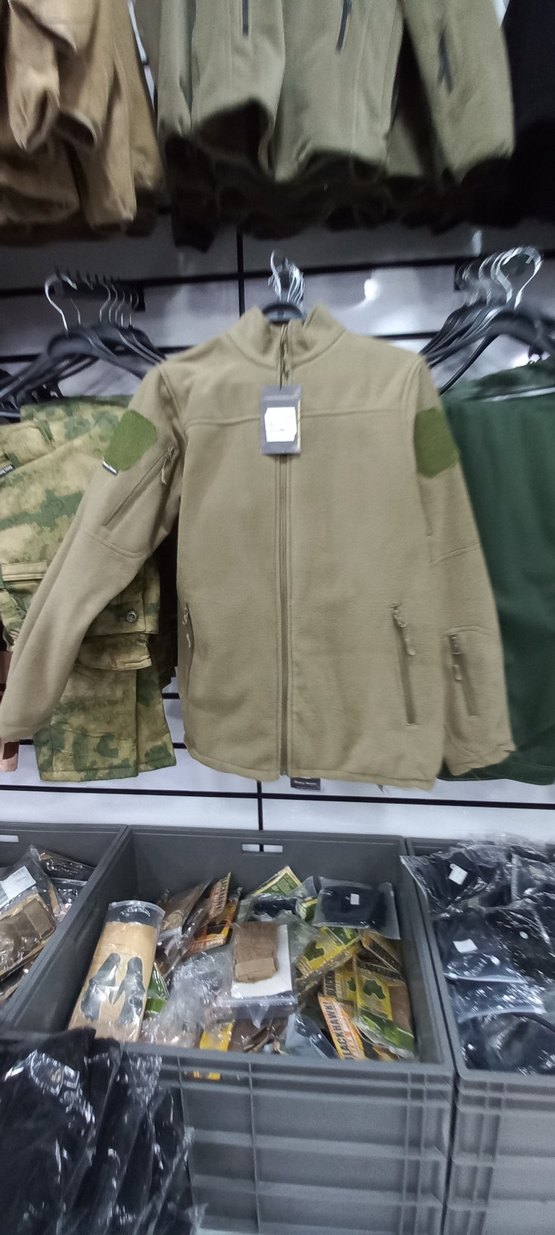 UNISEKS Haki ,SİYAH  SUTLU KAHVE (KREM)Polar Ceket. - Görsel 2