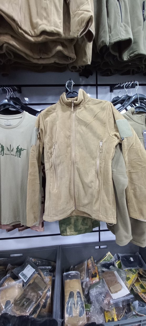 UNISEKS Haki ,SİYAH  SUTLU KAHVE (KREM)Polar Ceket. - Görsel 4
