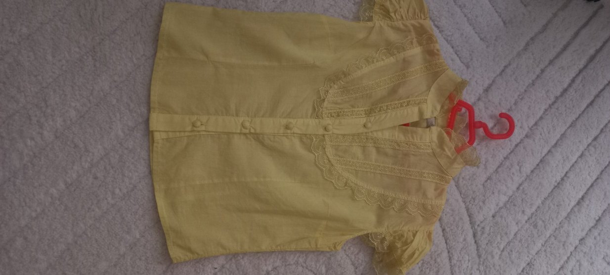 Nakışlı Sarı Kolsuz Bluz URUN BİRLEŞTİRME - Görsel 2