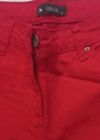 Kırmızı DENIM KOT PANTOLON LIKRALI ürün birlestirme - Görsel 2