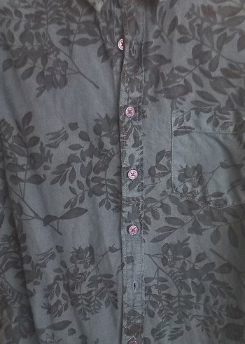 LACİVERT Desenli Uzun Kollu Erkek Gömlek - Görsel 2