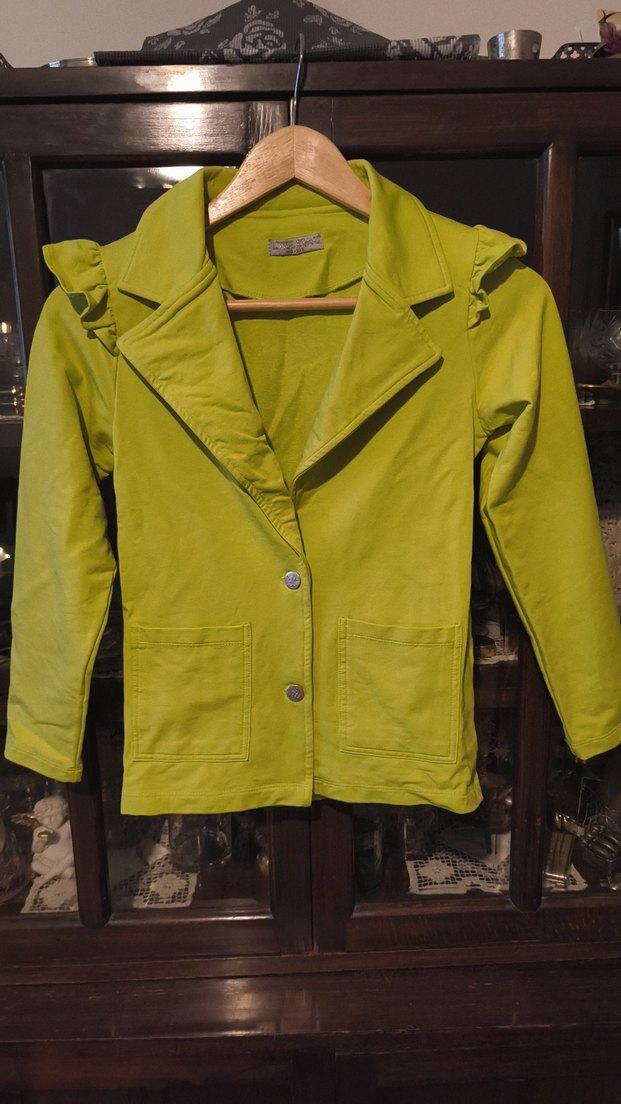 Renkli Baskılı Ceket - Görsel 2