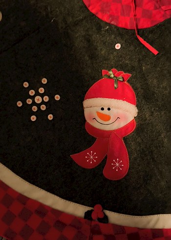 yılbaşı ağacı altlığı (happy holiday ağaç eteği) - Görsel 3