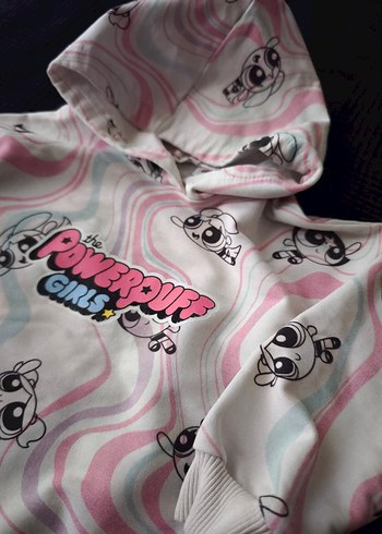 Powerpuff Girls Kapüşonlu Sweatshirt - Görsel 5