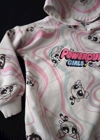 Powerpuff Girls Kapüşonlu Sweatshirt - Görsel 4