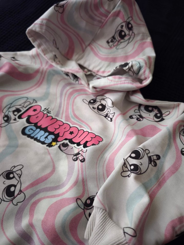 Powerpuff Girls Kapüşonlu Sweatshirt - Görsel 5