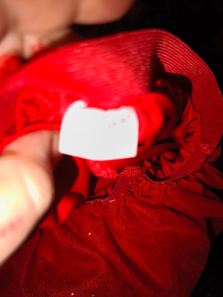 simli Kırmızı etek - Görsel 3