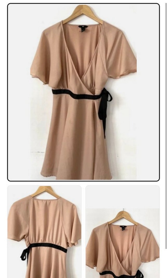 V Yaka Kadın Elbise - Görsel 2