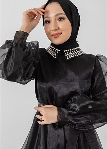 s Beden siyah Renk Meri store QUQA marka tesettür siyah elbise 