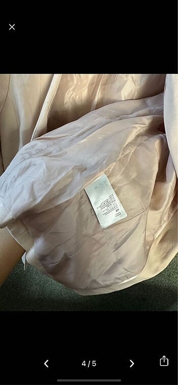 xs Beden ten rengi Renk H&M ceket