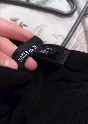 Siyah Boğazlı İnce Örgü Kadın Kazak - Görsel 3