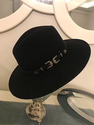 Penti Penti fötr toka detaylı siyah şapka