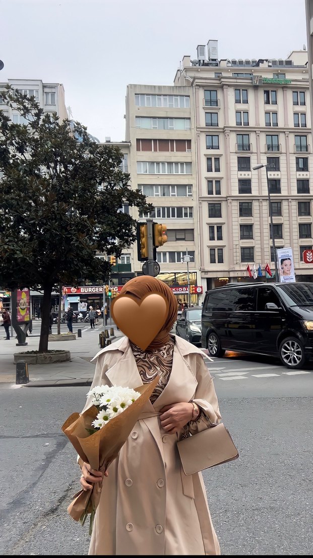 Kadın Camel  Trençkot - Görsel 2