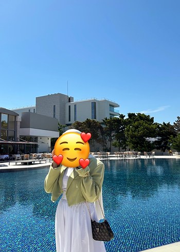 Salaş Kesim Pastel Haki Blazer - Görsel 3