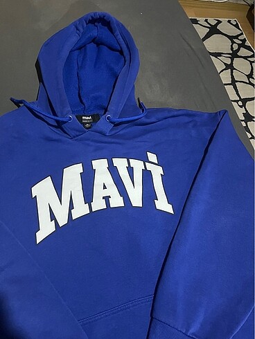 xl Beden MAVİ oversize sweatshirt