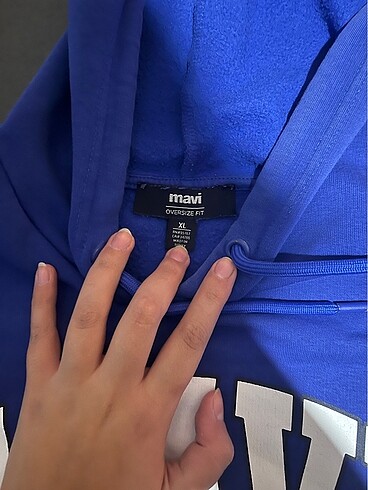 xl Beden mavi Renk MAVİ oversize sweatshirt