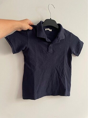 Lacivert tshirt penye üst 5-6 yaş