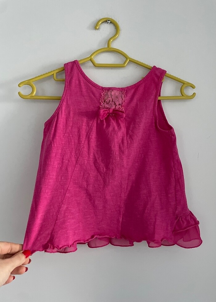 Pembe bluz 4-5 yaş kız çocuk - Görsel 2