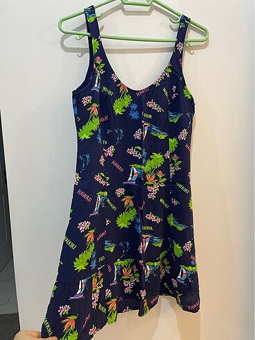 Hollister lacivert Elbise