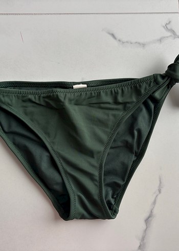 Kadın Koyu Yeşil Bikini Altı yandan bağlamalı - Görsel 2