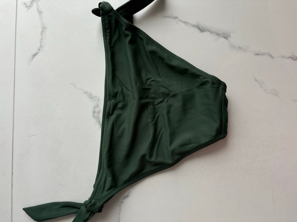 Kadın Koyu Yeşil Bikini Altı yandan bağlamalı - Görsel 4